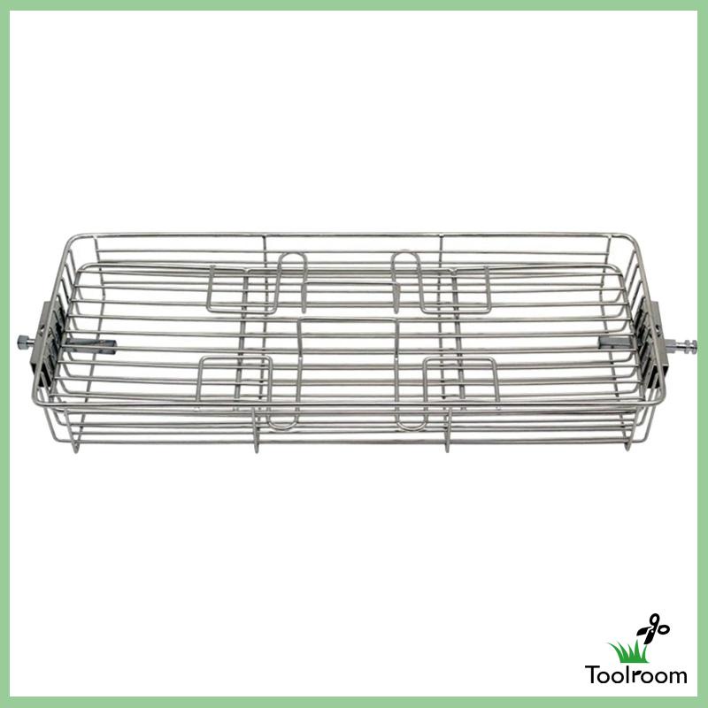 Lồng Xoay Nướng BBQ Bằng Thép Không Gỉ Cho Lò Vi Sóng 25-30L