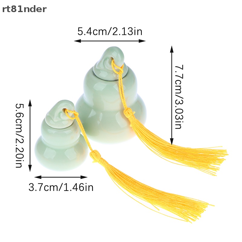 Rt Hộp Đựng Thuốc Bằng Gốm Hình Quả Bầu Kín Khí Di Động