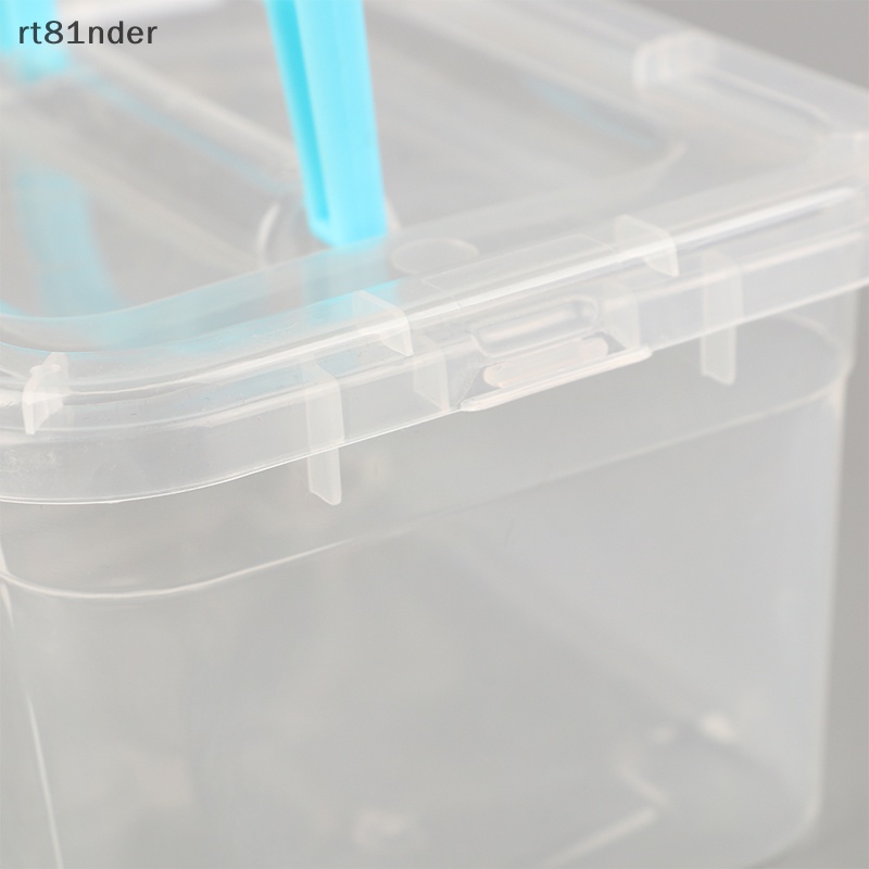 Rt Hộp Nhựa Mini Hình Vuông Trong Suốt Đựng Trang Sức