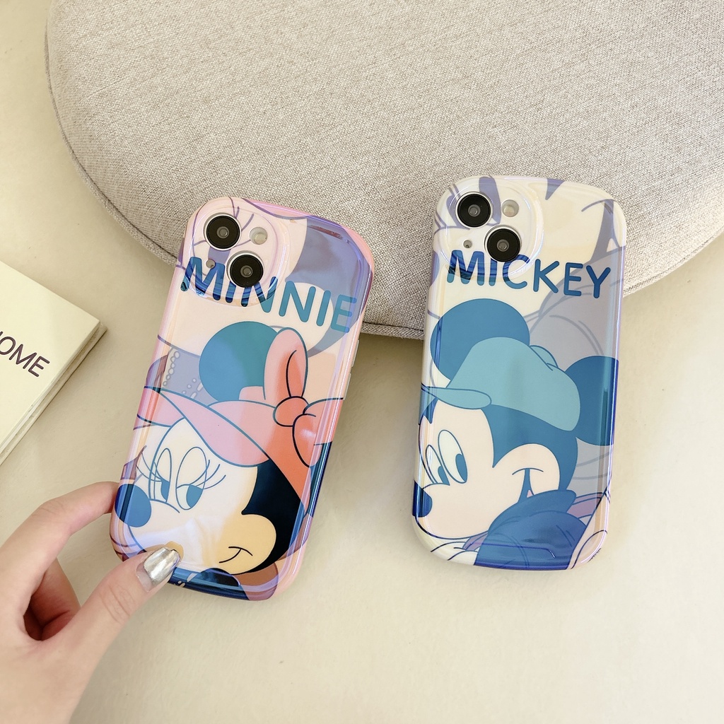 Ốp Điện Thoại TPU Mềm Chống Sốc In Hình Chuột Mickey Minnie Hoạt Hình Cho Apple IPhone 14 13 12 11 Pro Max