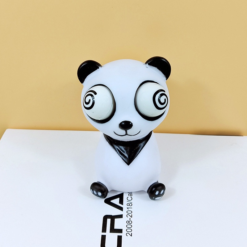 Đồ Chơi Bóp Mắt Dạ Quang Hình Gấu Trúc Mới Cho Trẻ Em