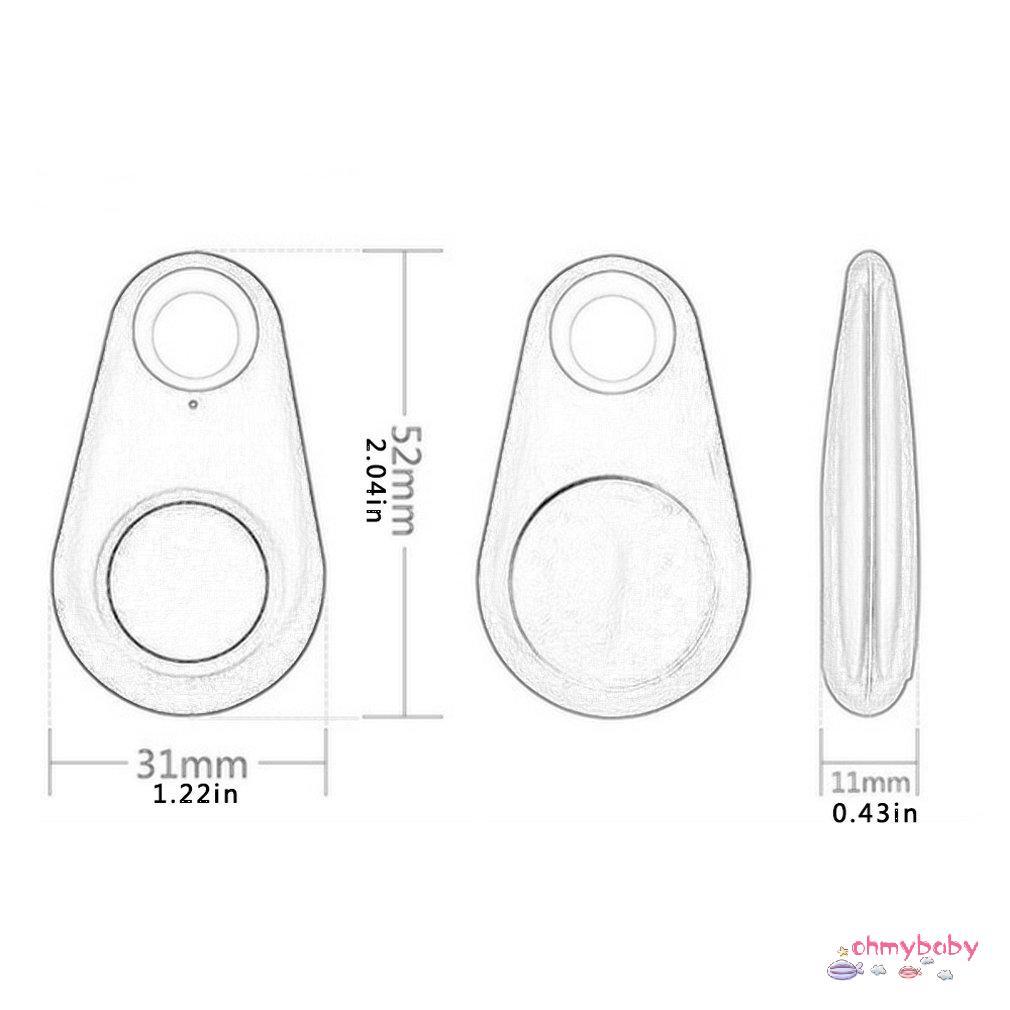 [Ready] Chìa Khóa Không Dây Thông Minh 4.0 Chống Mất Tìm Theo Dõi Báo Động Gps Định Vị Ví Thú Cưng [Z/13]