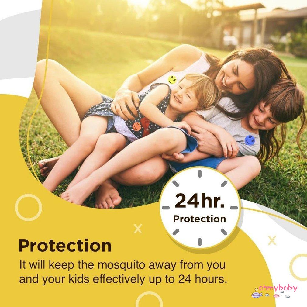 [Ready] Phim hoạt hình Mặt cười Hình dán chống muỗi côn trùng [Z/4]