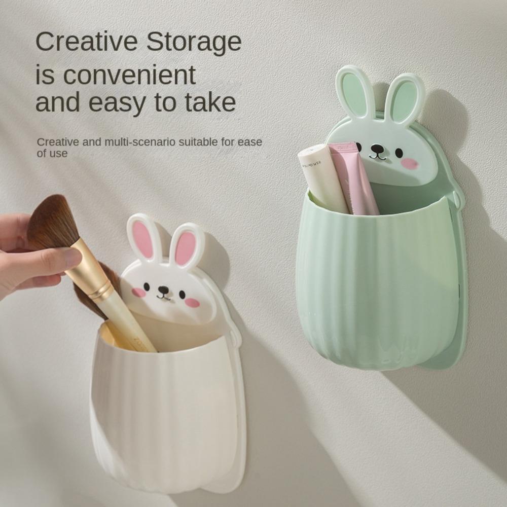 Giá Đỡ Bàn Chải Đánh Răng Điều Khiển Từ Xa Không Cần Khoan Lỗ Tiện Dụng Cho Phòng Tắm