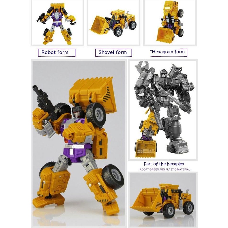 Đồ Chơi Xe Biến Hình Rô Bốt 6 Trong 1