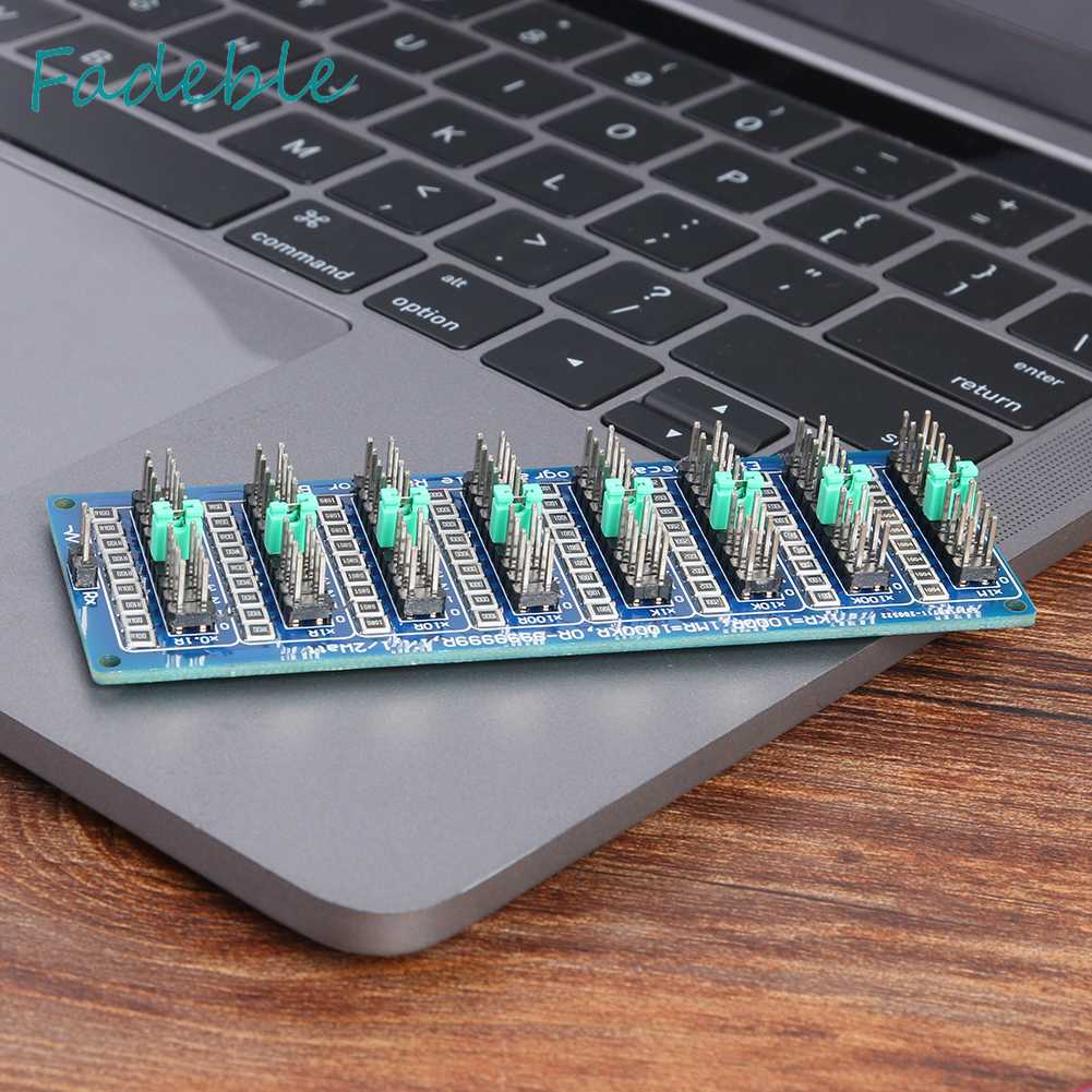 Bảng Mạch Điện Trở 8 Decade 1R-9999999Mô Đun Kháng Lực 0.1R SMD Chuyên Dụng