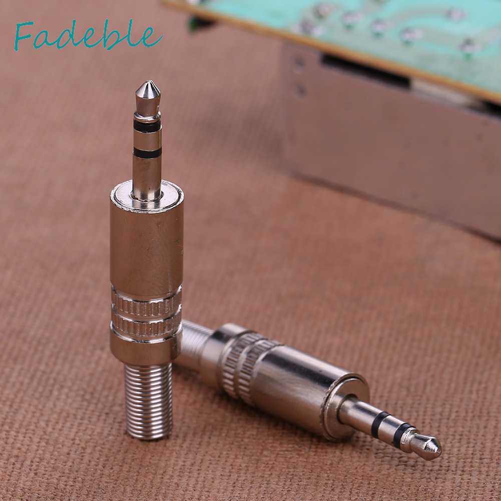 Set 2 Đầu Nối Jack Cắm Âm Thanh 3.5mm 1 / 8Inch