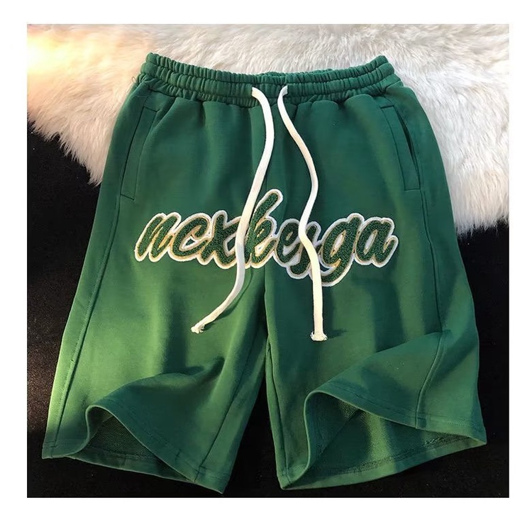 Quần Short Thể Thao Cotton Dáng Suông Dễ Phối Đồ Thời Trang Phong Cách Đường Phố Cho Nam Và Nữ