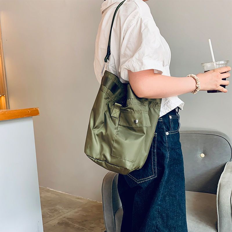 Túi Xách Canvas Nylon Phong Cách Nhật Bản Thời Trang Mới Cho Nữ