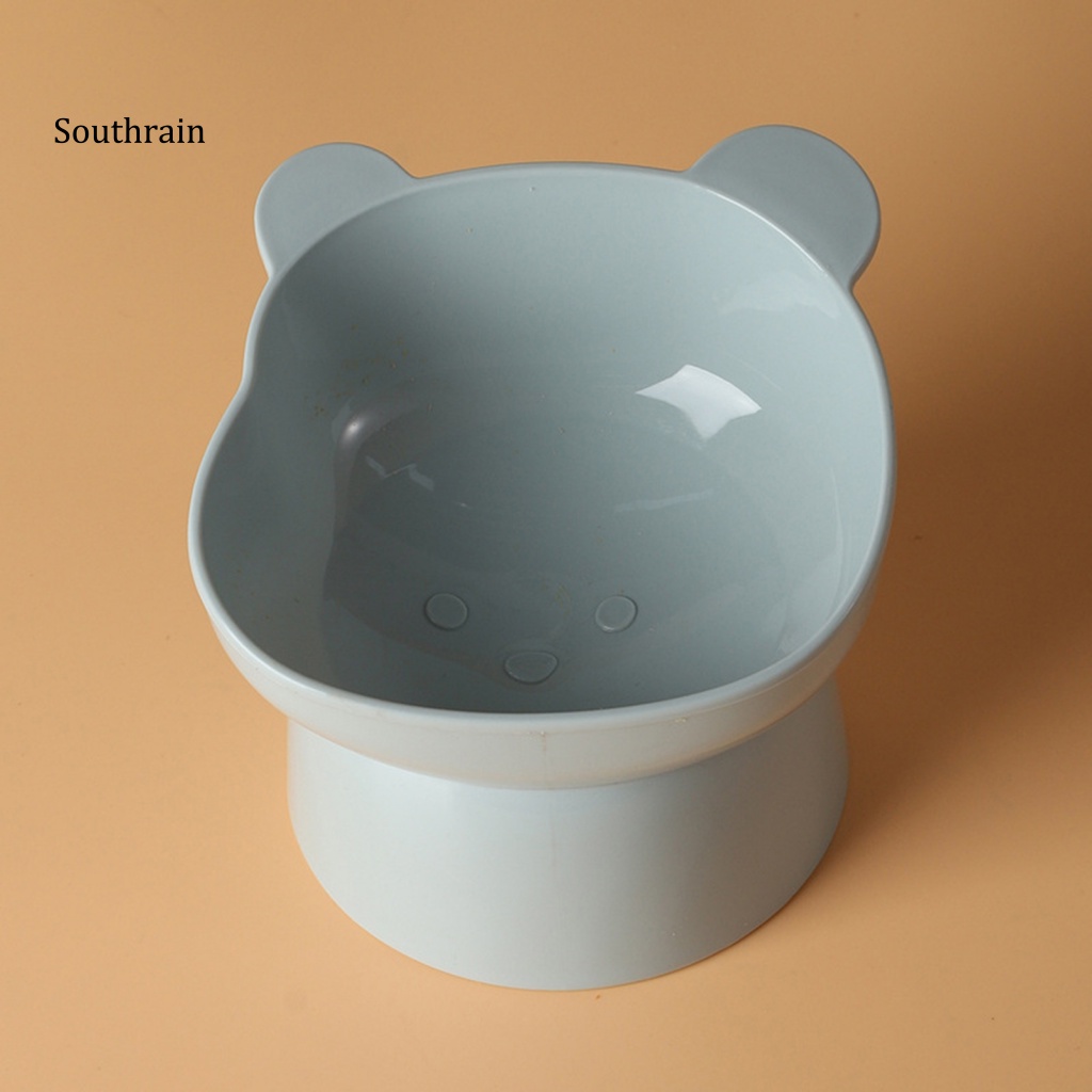 Tô Đựng Thức Ăn Cho Thú Cưng Chống Rơi Vỡ Chống Thấm Nước Hình Gấu Nghiêng