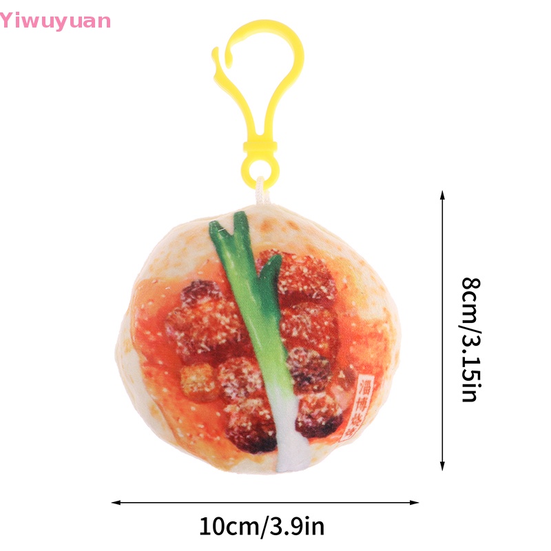 < Yiwuyuan > Móc Khóa Búp Bê Nhồi Bông Hình Burrito Mềm Mại Trang Trí Ba Lô Xe Hơi Đồ Chơi Trẻ Em Mới
