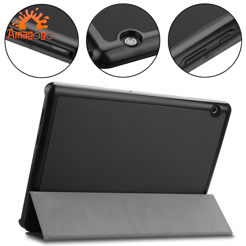 Bao da máy tính bảng AMAGOGO chất liệu PU cho Huawei Mediapad T5 10inch