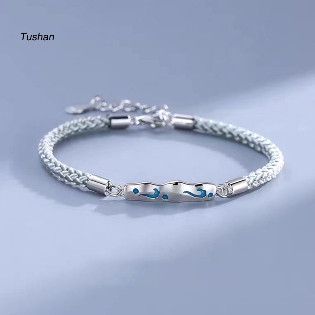 Vòng Đeo Tay Dây Bện Bằng Đồng Chống Rỉ Sét Dành Cho Cặp Đôi