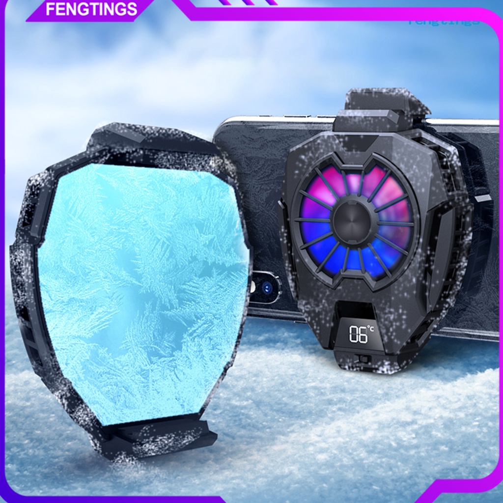 Quạt Tản Nhiệt DL05 9 Cánh Có Màn Hình Kỹ Thuật Số Cho Điện Thoại Thông Minh