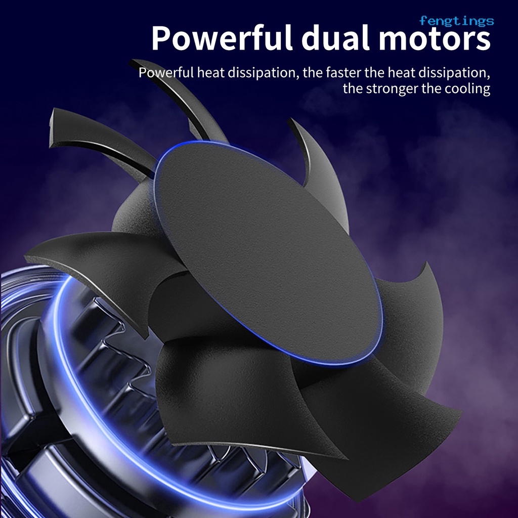 Quạt Tản Nhiệt Kép AH-102 Làm Mát Nhanh Bằng ABS Cho Điện Thoại Thông Minh