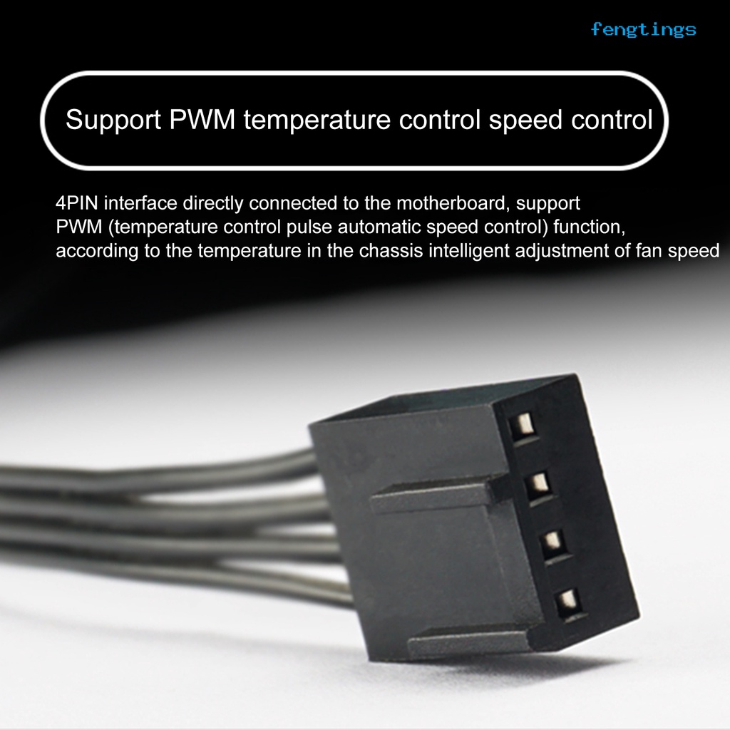 Quạt Tản Nhiệt 4Pin PWM 1500RPM 12 / 14cm 4Pin Không Gây Tiếng Ồn Tiện Dụng Cho CPU Máy Tính