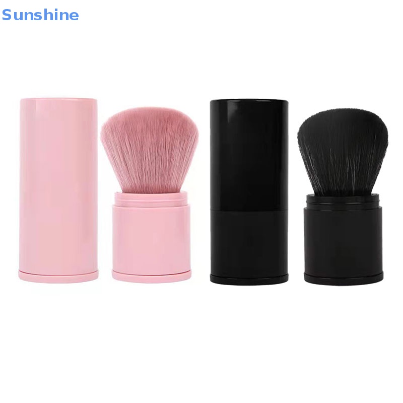 Cọ Trang Điểm Phấn Má Hồng Có Nắp Đậy Tiện Dụng