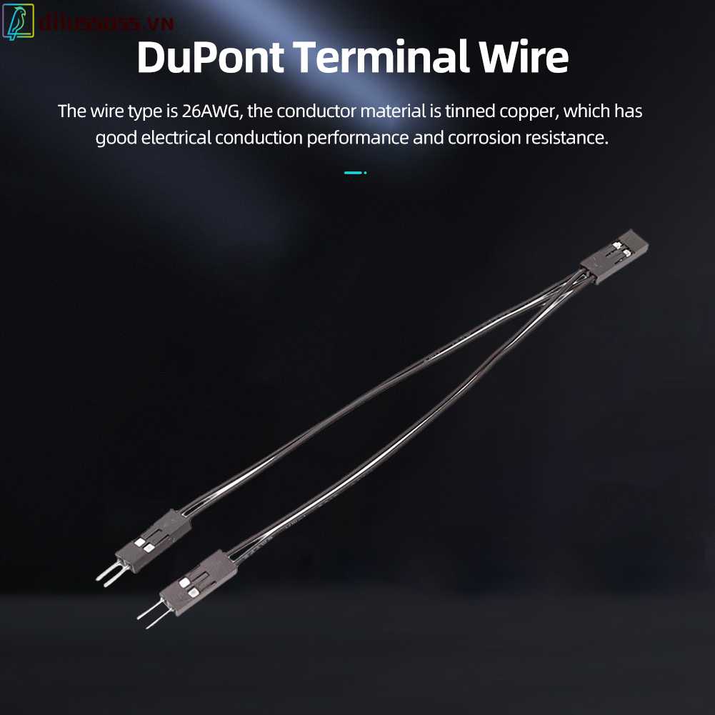 Dây Cáp Nối Dài 2 Chấu Dupont Cho PC SW IO DIY Phòng Thí Nghiệm
