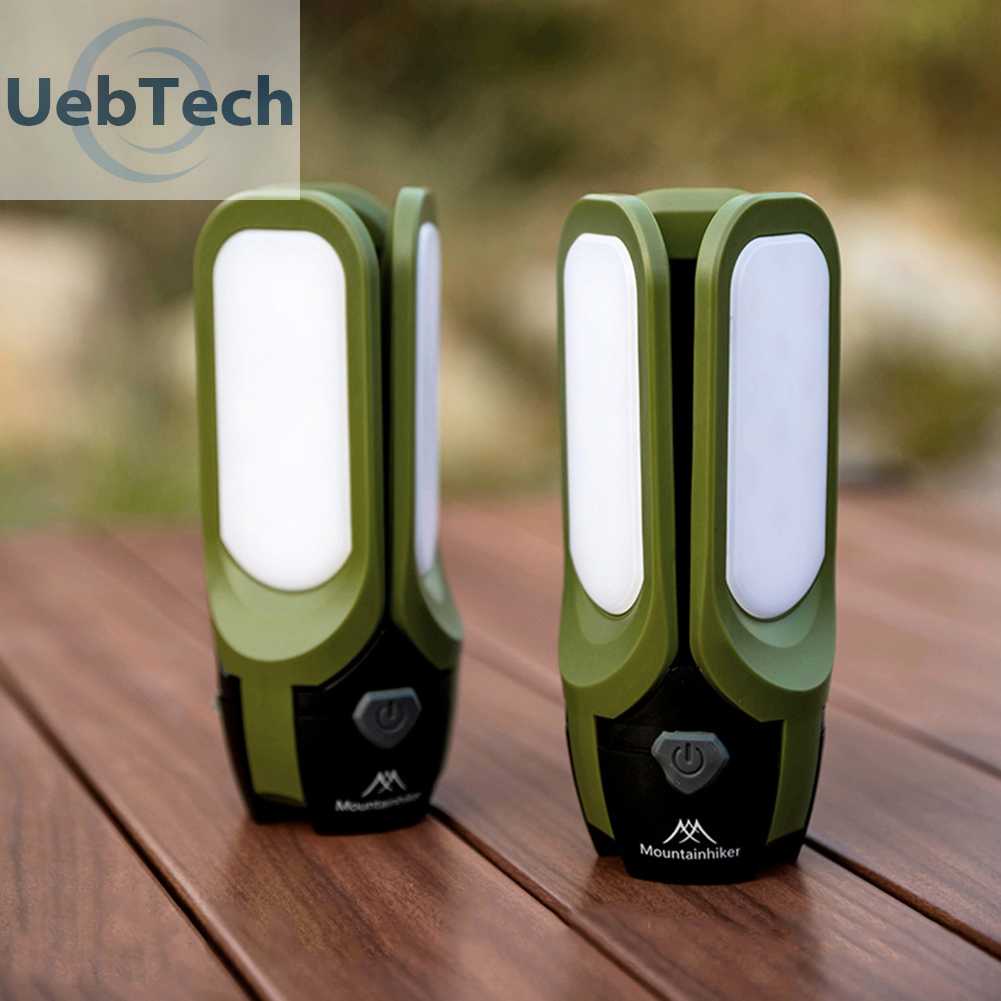 Đèn Cắm Trại 1600mAh Sử Dụng Năng Lượng Mặt Trời Chống Thấm Nước 160LM