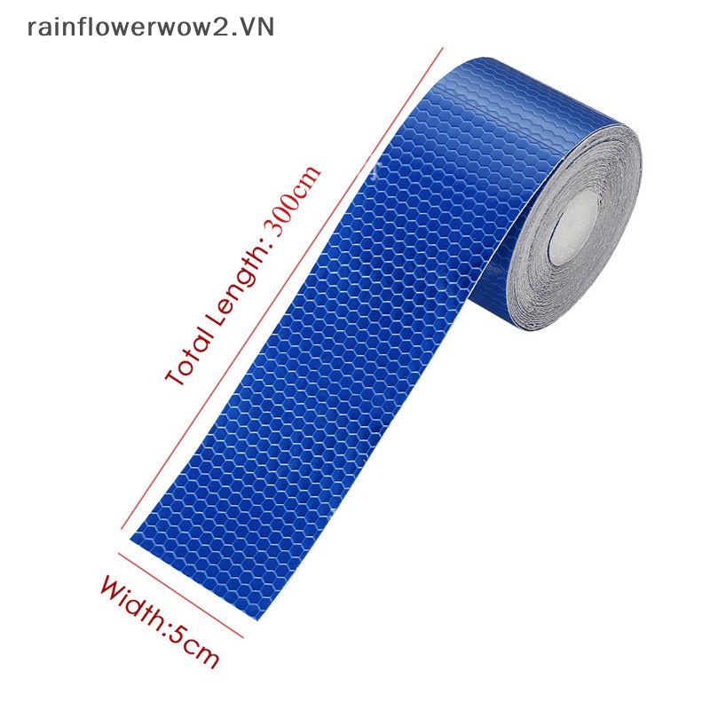 Dải Dán Phản Quang Cảnh Báo An Toàn Cho Xe Hơi Kích Thước 5cm * 300cm