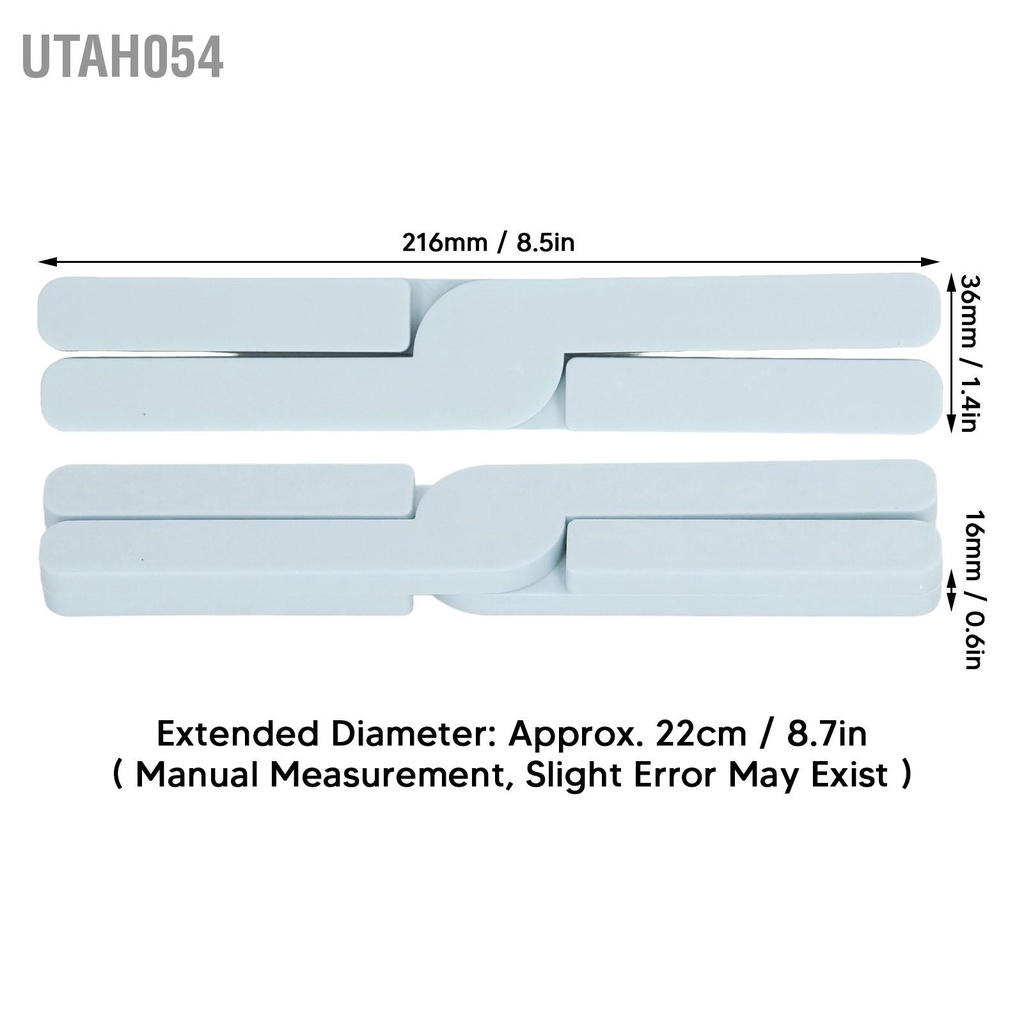 Utah054 Trivet silicon dày có thể gập lại Chịu nhiệt Chống trượt Tiết kiệm không gian thu gọn cho nấu ăn nhà bếp gia đình