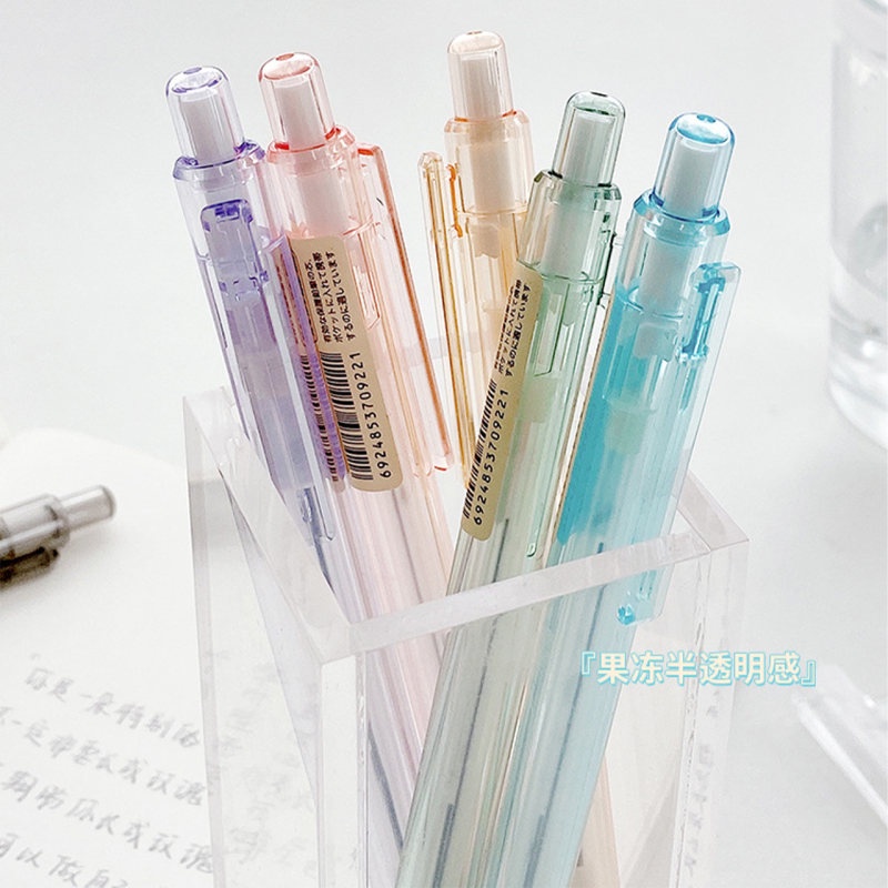 DOMI Muji Bút Chì Bấm 0.5mm Trong Suốt wj306