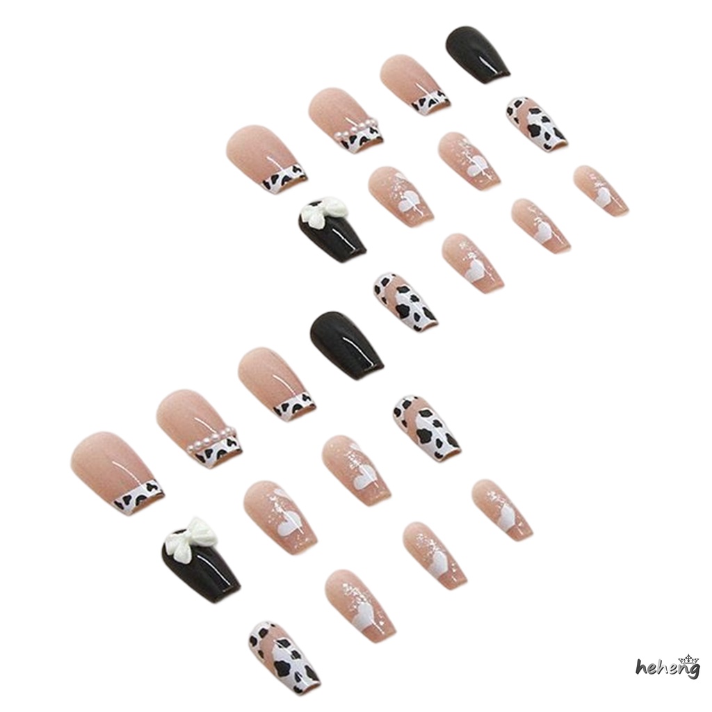 Móng Tay Giả Bằng ABS Nhẹ Nhàng Hình Bướm Hạt Nổi Bật