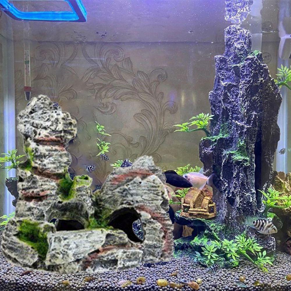 YIYU Đồ Trang Trí Mô Phỏng Hình Tôm Cá Bằng Nhựa Resin Bền Bỉ