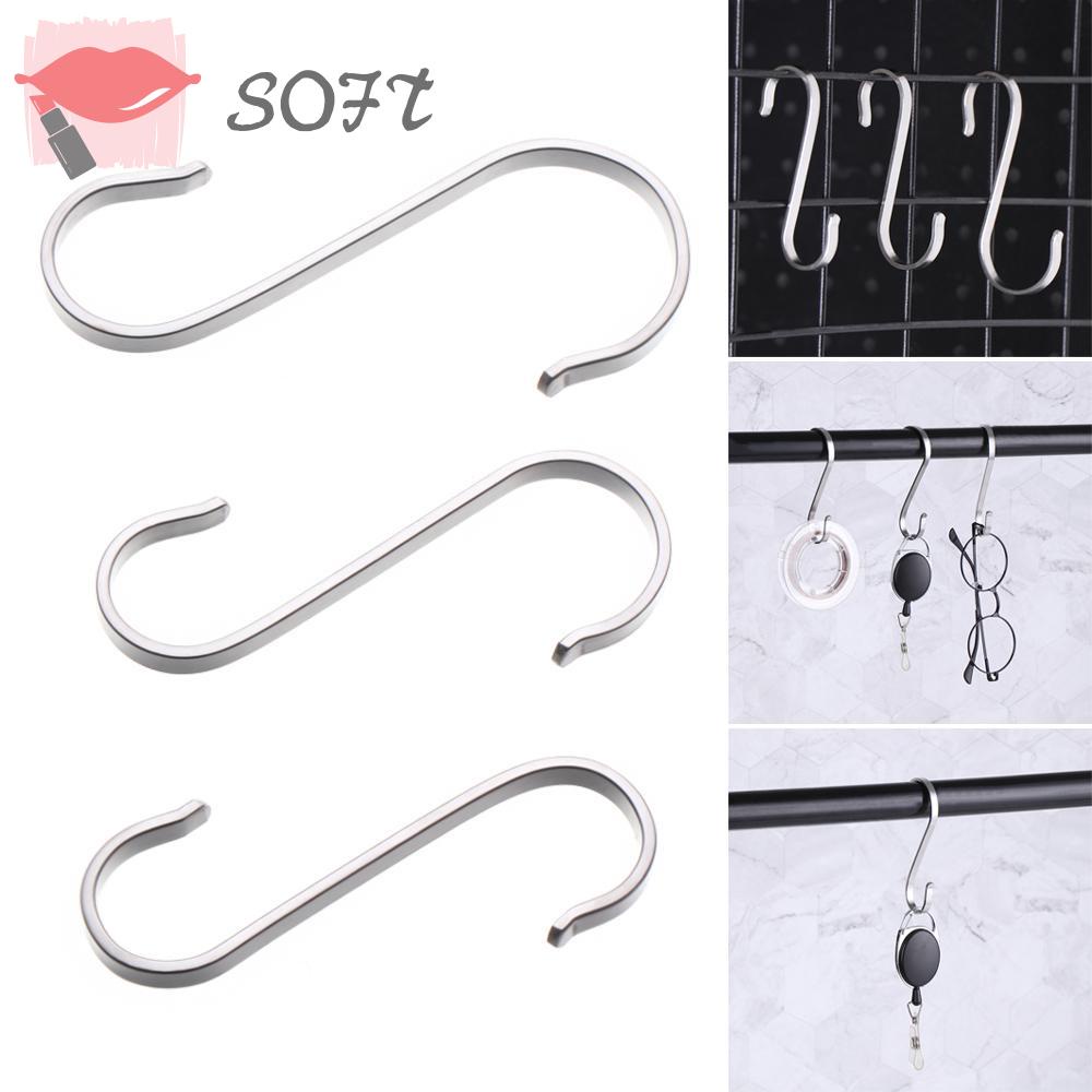 Set 5 Móc Treo Đồ Hình Chữ S Bằng Thép Không Gỉ Chất Lượng Cao