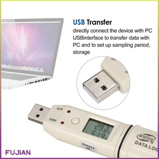 Benetech Gm1365 Humidity Temperature Data Logger Meter Lcd Digital Auto Usb Flash Disk Pen Type Recorder Thermometer [B/10]