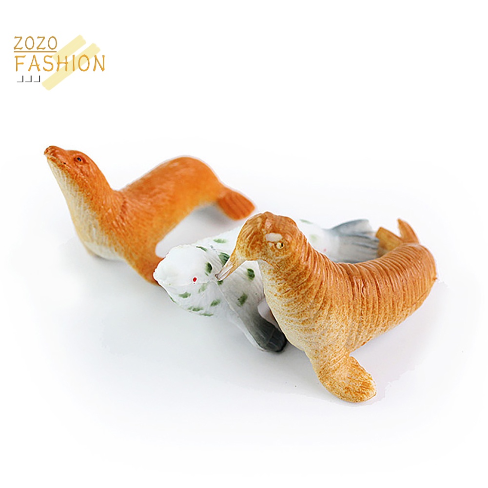 Set 24 Mô Hình Các Con Tôm Hùm / Cá Voi Sinh Động Như Thật Cho Bé