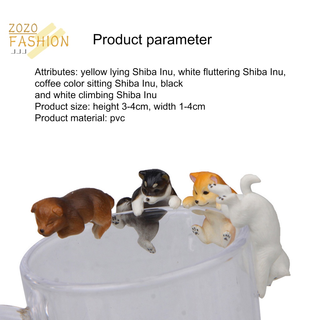 Mô Hình Chú Chó Shiba Đáng Yêu Dùng Trang Trí DIY