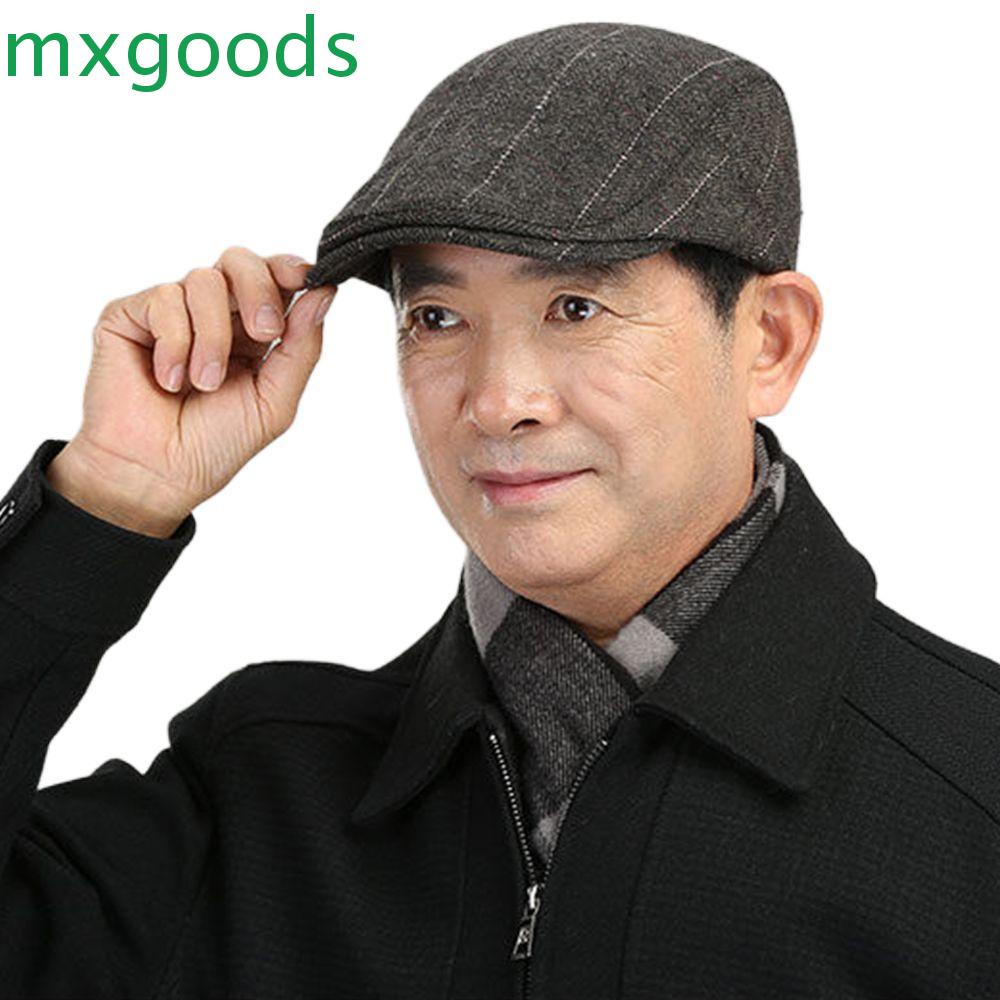 Mũ Lưỡi Trai Chất Liệu Len Cotton Giữ Ấm Phong Cách Anh Quốc Cổ Điển