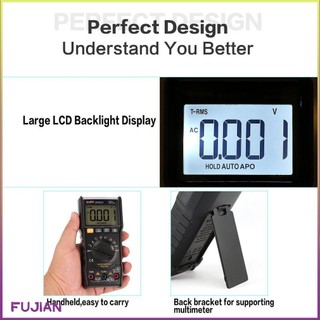 Et8101 Digital Multimeter 5999 Counts True Rms Ac/Dc Volt Amp Ohm Capacitance Frequency Ncv Diode Continuity Tester [B/6]