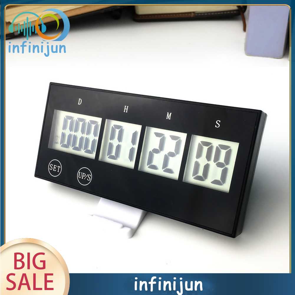 Đồng Hồ Đếm Ngược 999 Ngày Sử Dụng Điện Gọn Nhẹ Có Thể Tái Sử Dụng