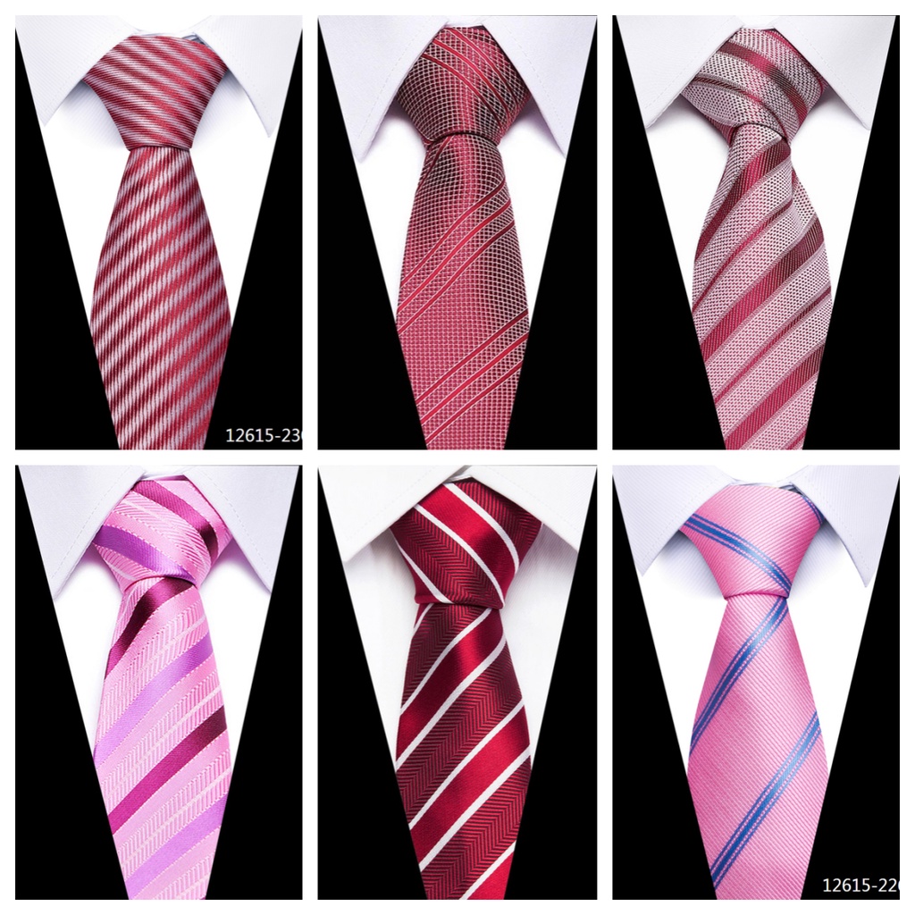 Cà Vạt 7.5CM Họa Tiết Sọc Thời Trang Lịch Lãm Cho Nam