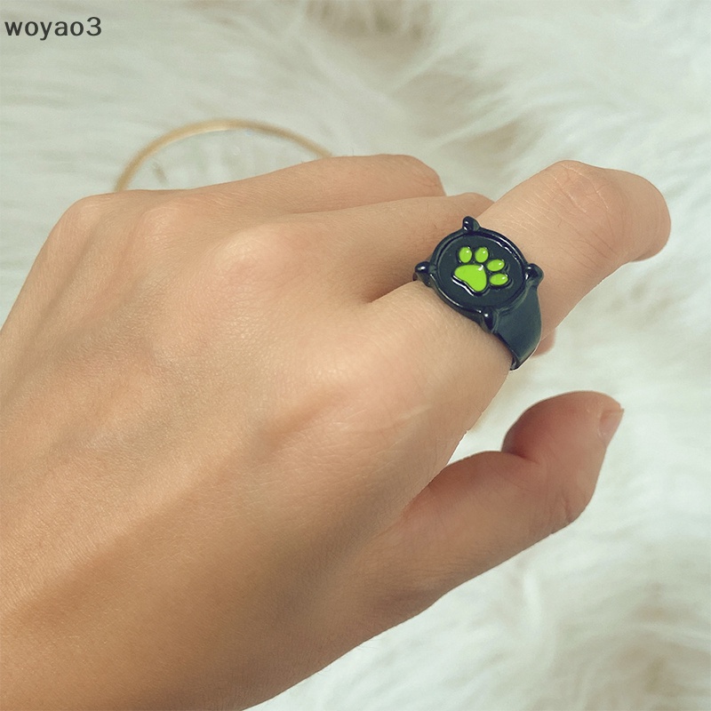 Nhẫn Hóa Trang Mèo Đen woyao3 Độc Đáo