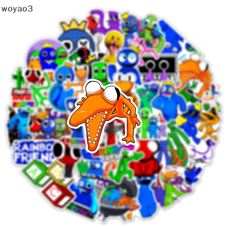 Set 50 Miếng Dán Trang Trí Điện Thoại / Laptop In Hình Trò Chơi Roblox