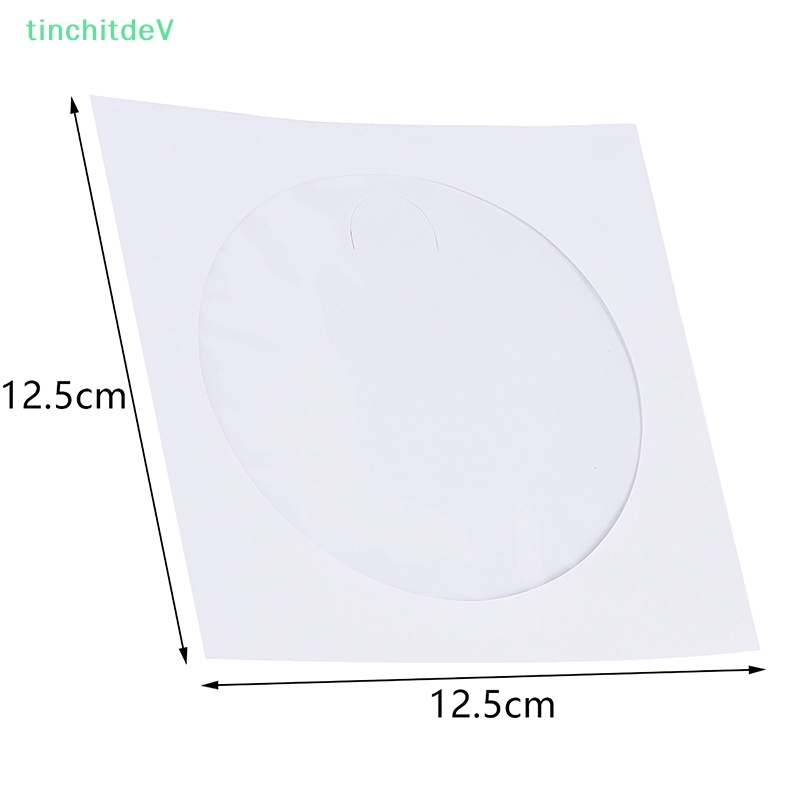Bộ 10 / 50 Túi Giấy Đựng Đĩa CD DVD 12.5CM Tiện Dụng