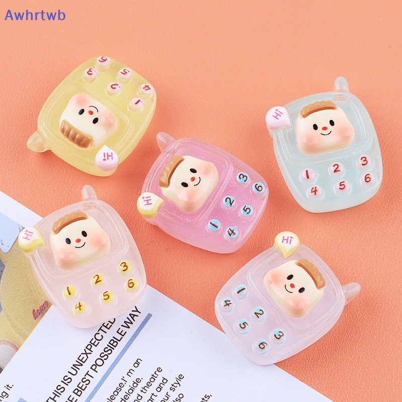 Set 2 Ốp Điện Thoại Dạ Quang Cho Trang Trí Nhà Búp Bê Mới