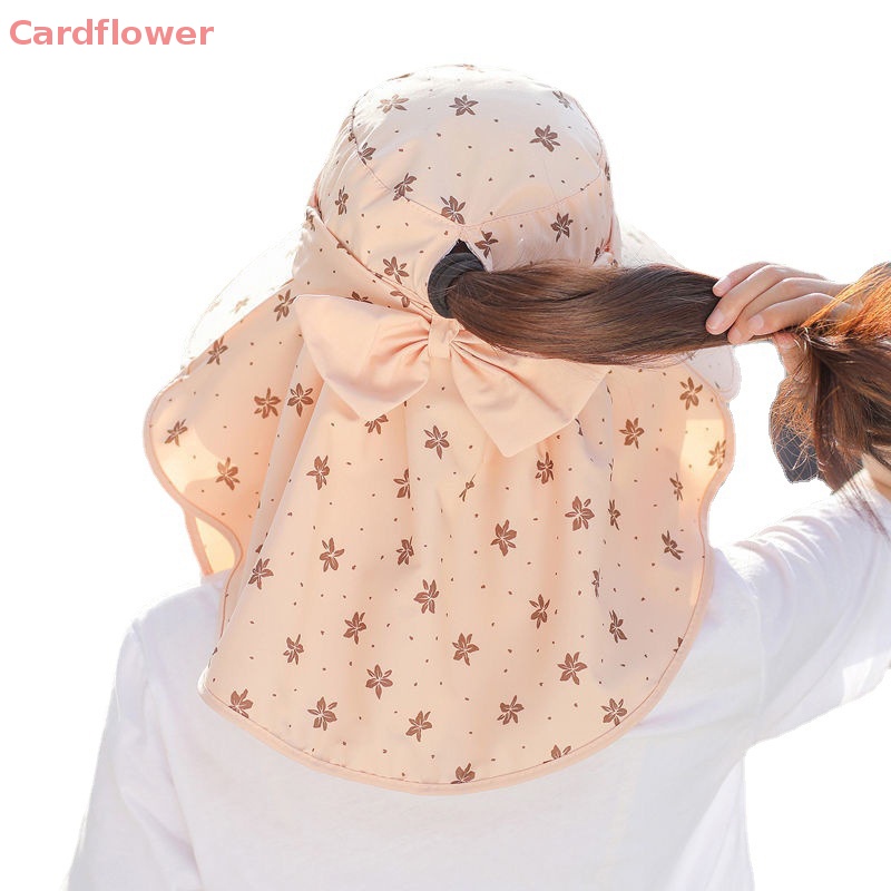 Mũ Chống Nắng Vành Rộng Có Tấm Che Mặt Và Cổ Phối Lưới Thoáng Khí Chống Tia UV Có Thể Tháo Rời Bảo Vệ Mặt Mới