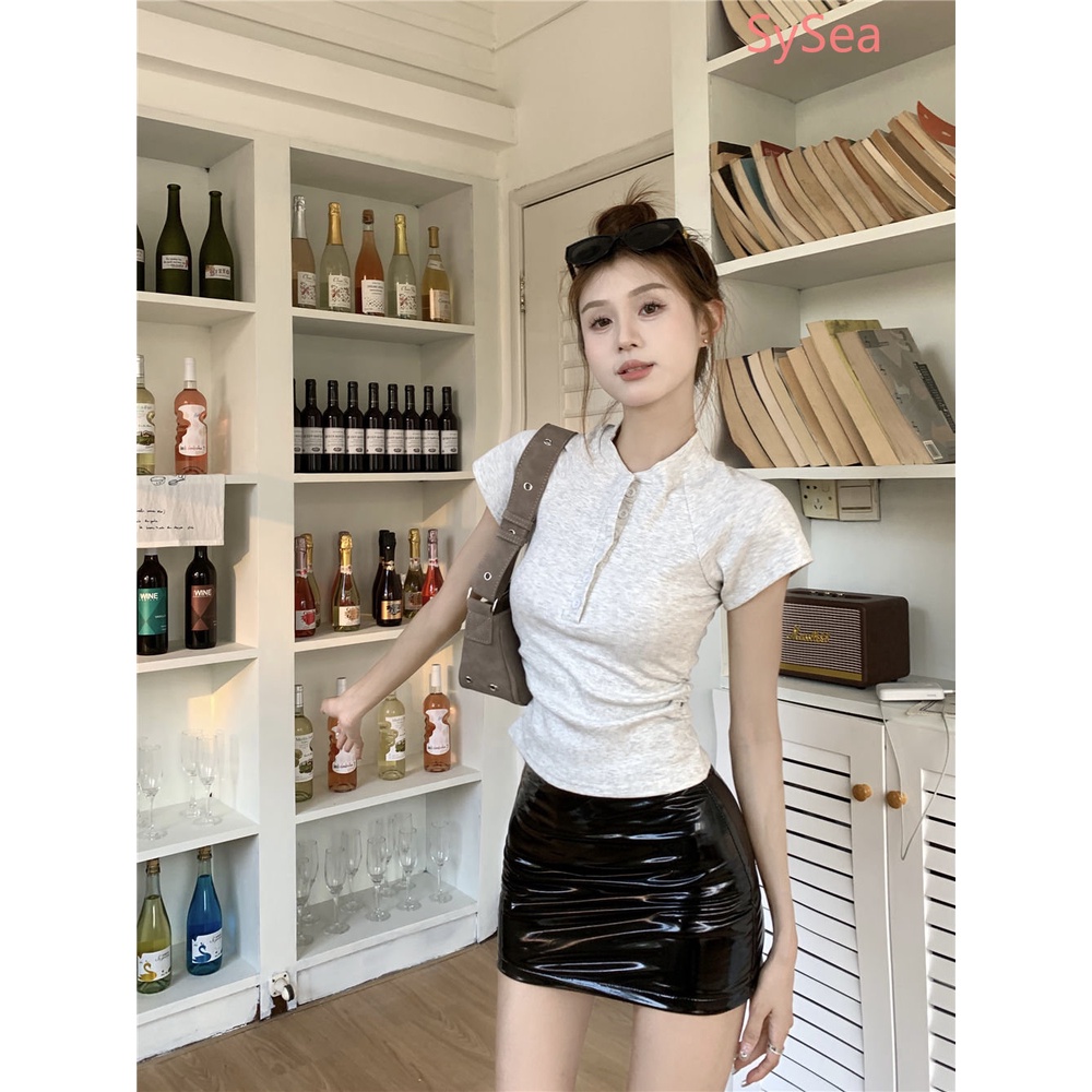 Áo Kiểu Hàn Quốc Dáng Ôm Thời Trang Mùa Hè Cho Nữ