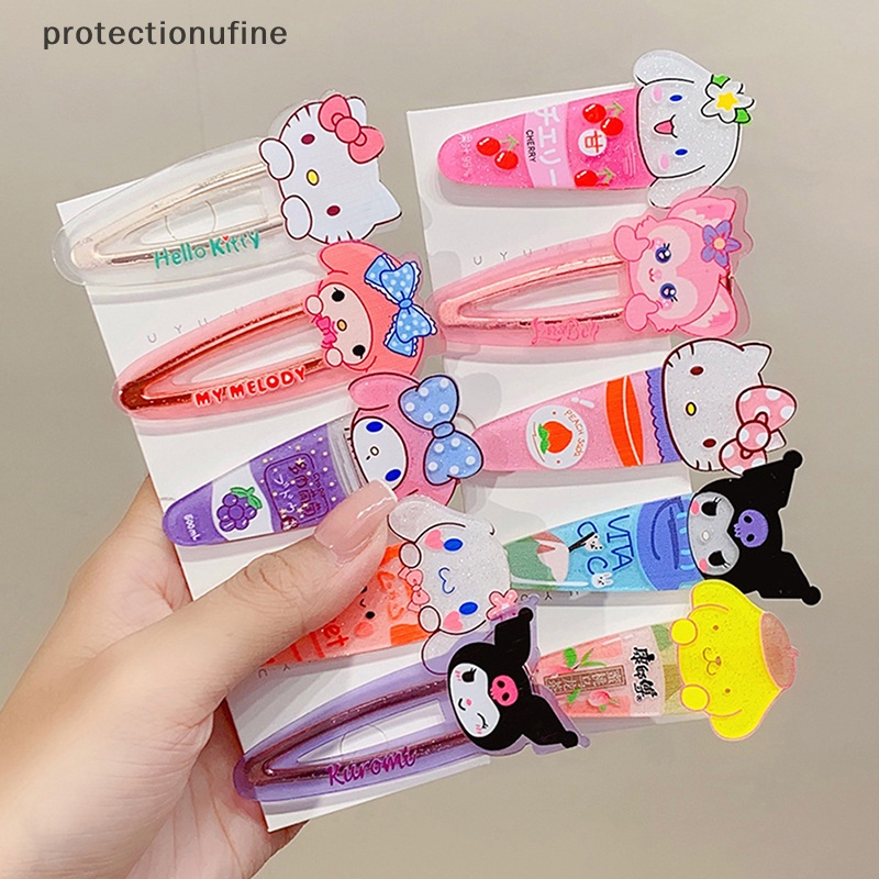 Bộ 1 / 2 / 3 Kẹp Tóc Họa Tiết Hoạt Hình Dễ Thương