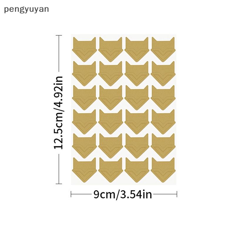 Set 120 Tờ / 5 Miếng Dán Giấy Kraft Dùng Trang Trí Khung Ảnh DIY