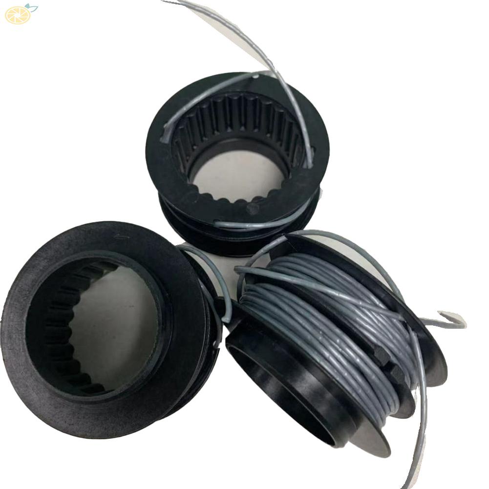 【VARSTR】Bulk Packed Thread Spool String Trimmer Parts 3 Pack Replacement Spool