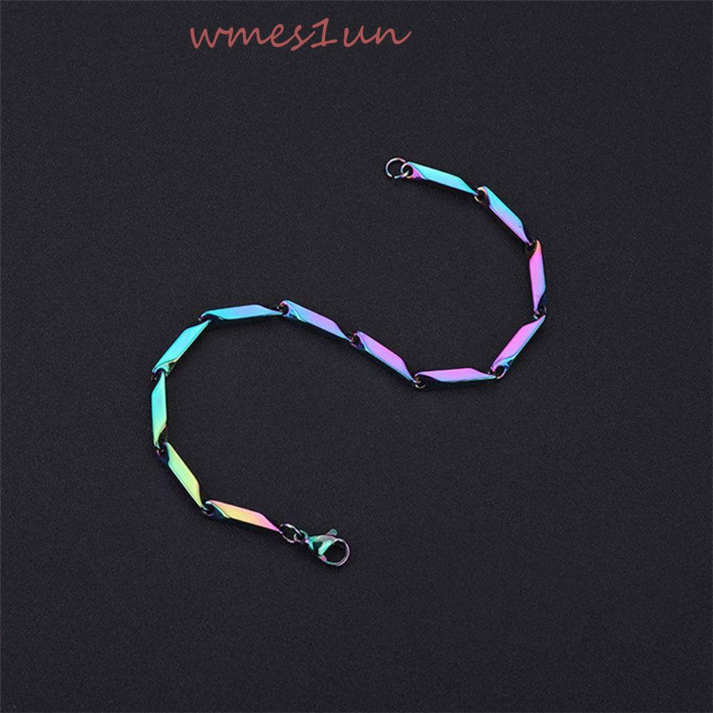 Vòng Đeo Tay WMES15H Họa Tiết Hình Học Phong Cách Hip hop Cổ Điển Thời Trang Cho Nam Và Nữ