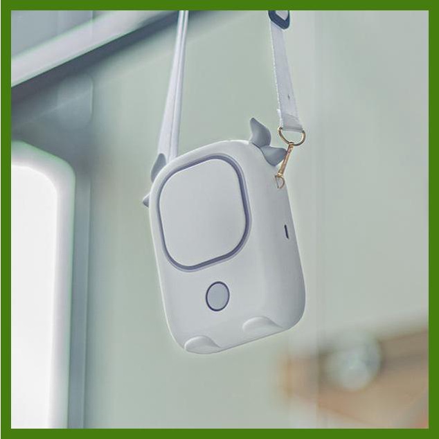 Quạt Làm Mát Đeo Cổ Mini Dễ Thương Có Thể Sạc Lại Bằng Cổng USB Dùng Khi Đi Du Lịch / Cắm Trại Mùa Hè Cho Nam Và Nữ