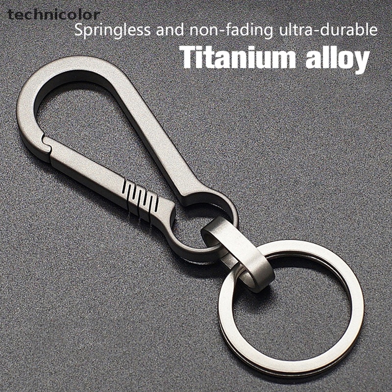 Móc Chìa Khóa Bằng Hợp Kim Titan Nhiều Màu Sắc