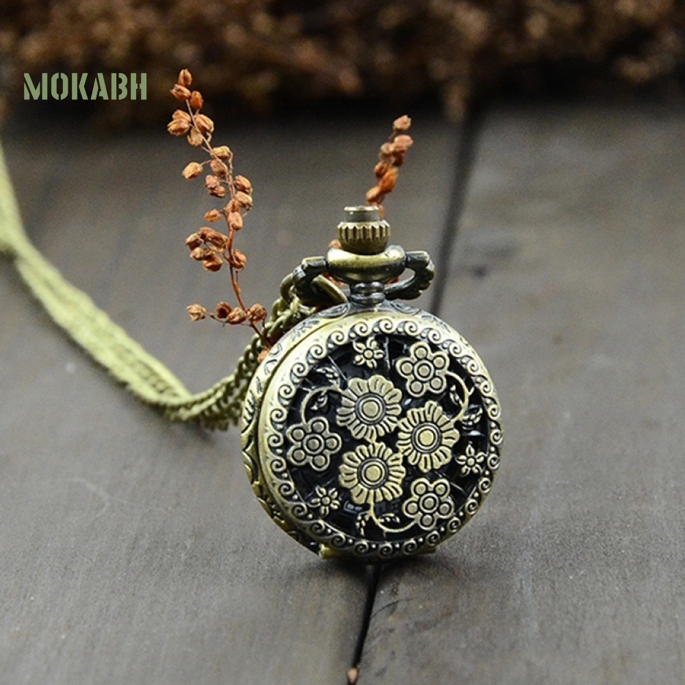 Đồng Hồ Quả Quýt Chạm Khắc Phong Cách Steampunk Cổ Điển