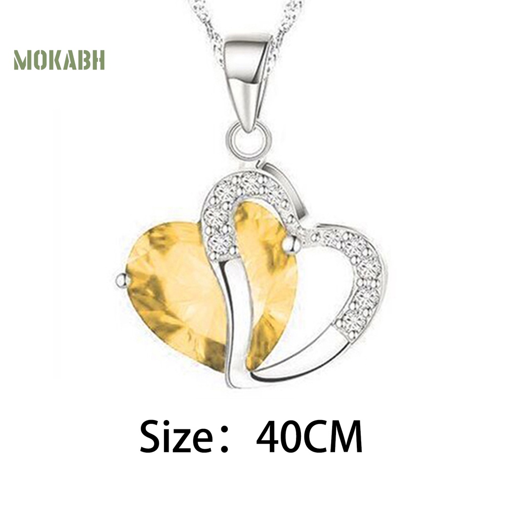 Vòng cổ Mặt Giọt Nước Hình Trái Tim Dễ Thương